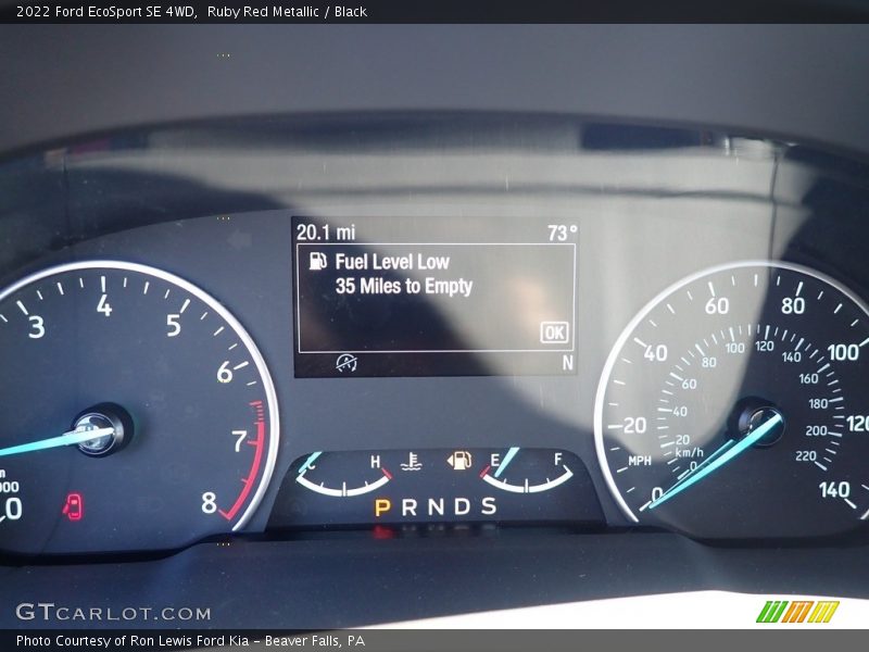  2022 EcoSport SE 4WD SE 4WD Gauges