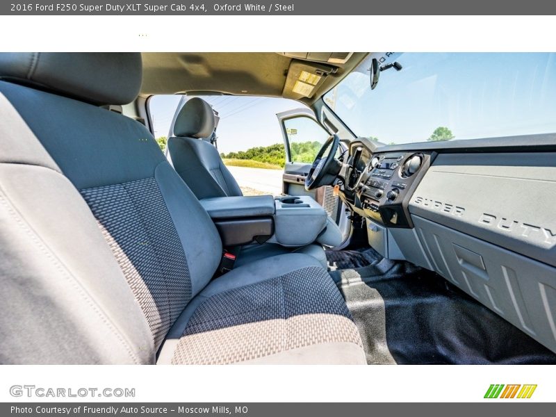 Oxford White / Steel 2016 Ford F250 Super Duty XLT Super Cab 4x4