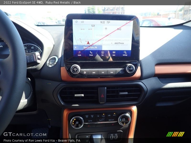 Ruby Red Metallic / Black 2022 Ford EcoSport SE 4WD