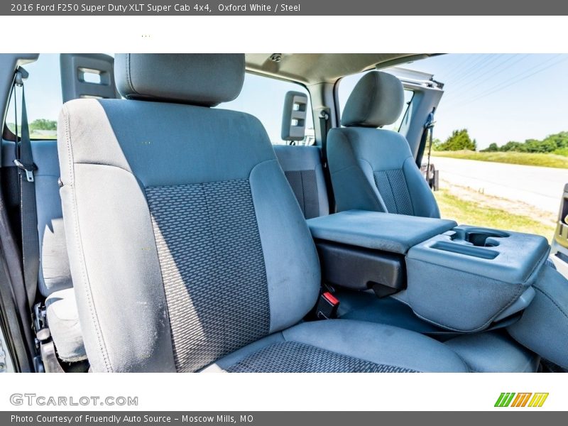 Oxford White / Steel 2016 Ford F250 Super Duty XLT Super Cab 4x4