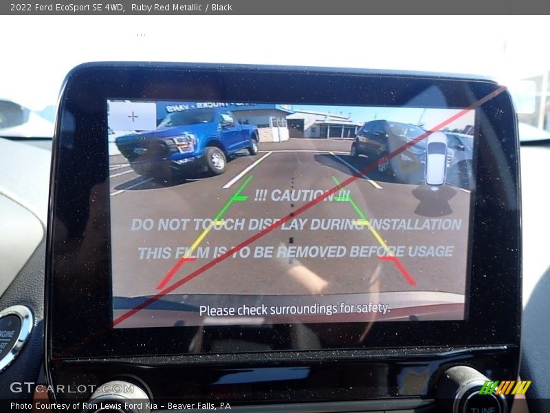 Ruby Red Metallic / Black 2022 Ford EcoSport SE 4WD