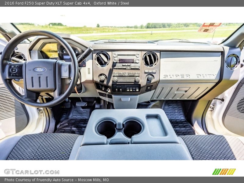Oxford White / Steel 2016 Ford F250 Super Duty XLT Super Cab 4x4