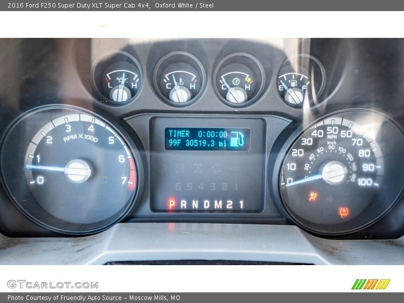 Oxford White / Steel 2016 Ford F250 Super Duty XLT Super Cab 4x4