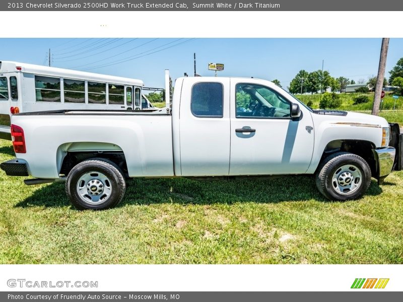Summit White / Dark Titanium 2013 Chevrolet Silverado 2500HD Work Truck Extended Cab