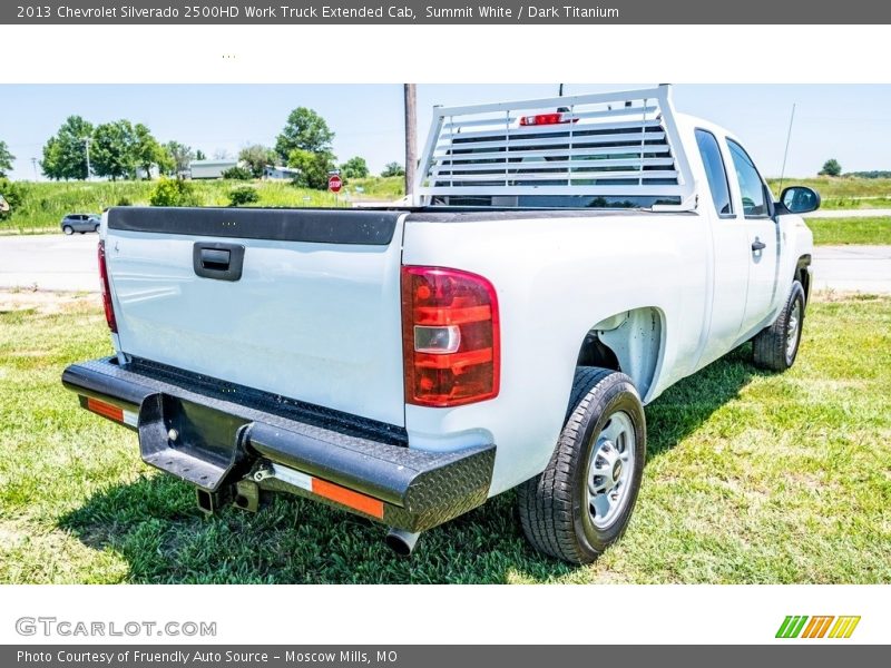 Summit White / Dark Titanium 2013 Chevrolet Silverado 2500HD Work Truck Extended Cab