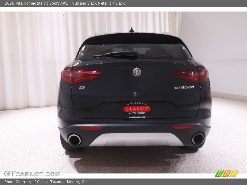 Vulcano Black Metallic / Black 2020 Alfa Romeo Stelvio Sport AWD