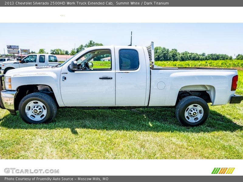 Summit White / Dark Titanium 2013 Chevrolet Silverado 2500HD Work Truck Extended Cab