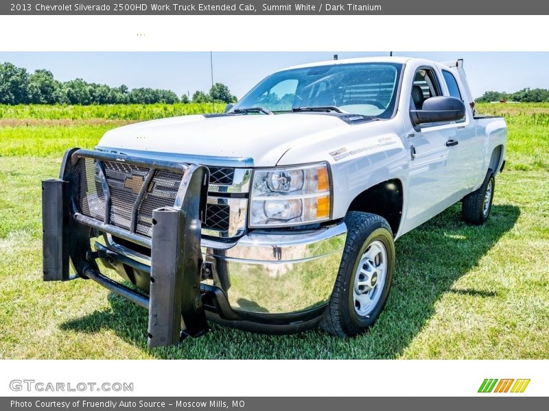 Summit White / Dark Titanium 2013 Chevrolet Silverado 2500HD Work Truck Extended Cab
