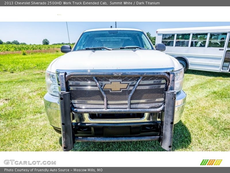 Summit White / Dark Titanium 2013 Chevrolet Silverado 2500HD Work Truck Extended Cab
