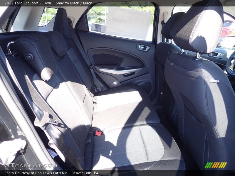 Rear Seat of 2022 EcoSport SE 4WD