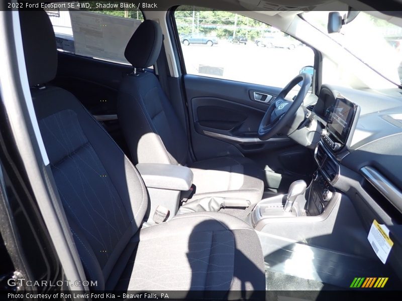 Front Seat of 2022 EcoSport SE 4WD