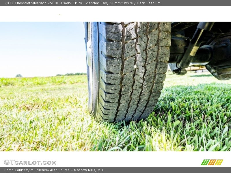 Summit White / Dark Titanium 2013 Chevrolet Silverado 2500HD Work Truck Extended Cab