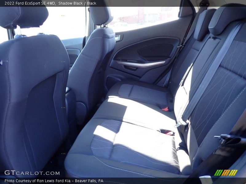 Rear Seat of 2022 EcoSport SE 4WD