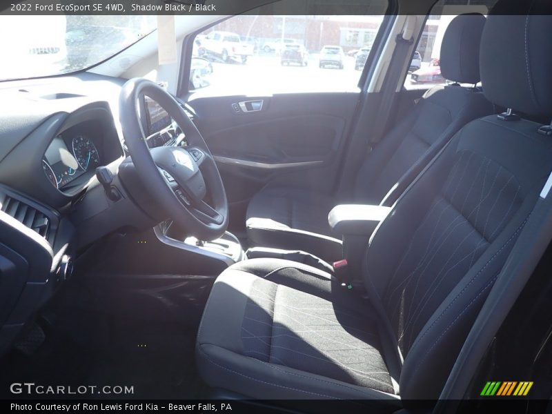 Front Seat of 2022 EcoSport SE 4WD