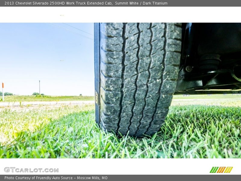 Summit White / Dark Titanium 2013 Chevrolet Silverado 2500HD Work Truck Extended Cab
