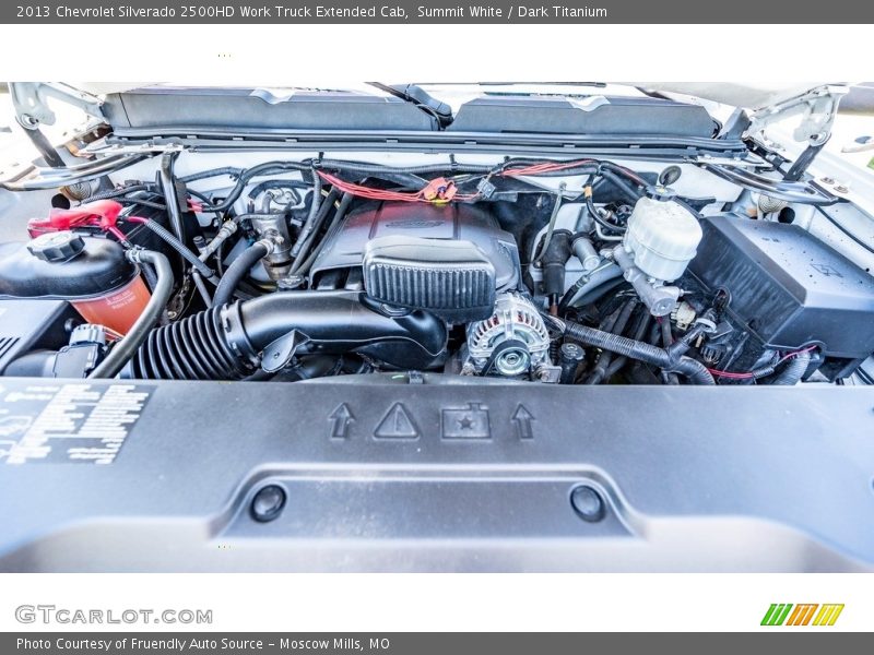 Summit White / Dark Titanium 2013 Chevrolet Silverado 2500HD Work Truck Extended Cab