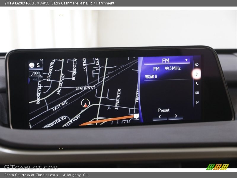 Satin Cashmere Metallic / Parchment 2019 Lexus RX 350 AWD