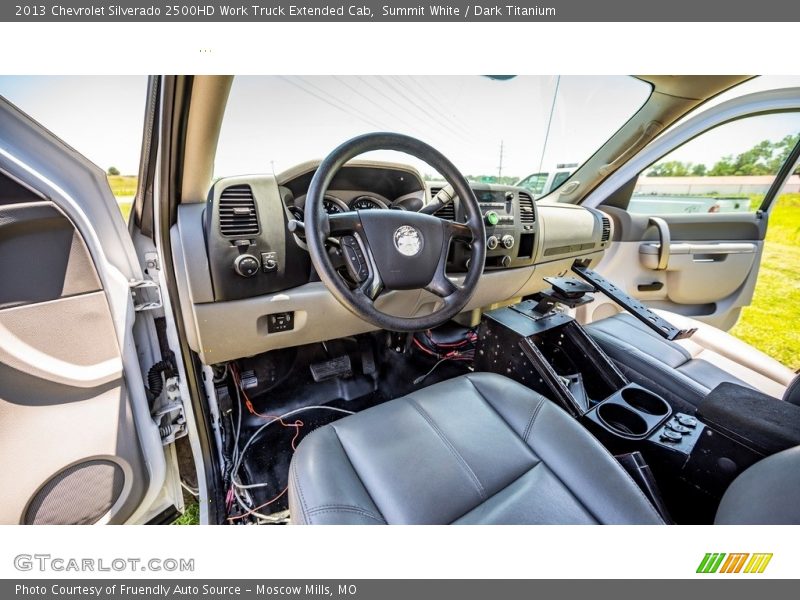 Summit White / Dark Titanium 2013 Chevrolet Silverado 2500HD Work Truck Extended Cab