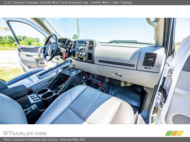 Summit White / Dark Titanium 2013 Chevrolet Silverado 2500HD Work Truck Extended Cab