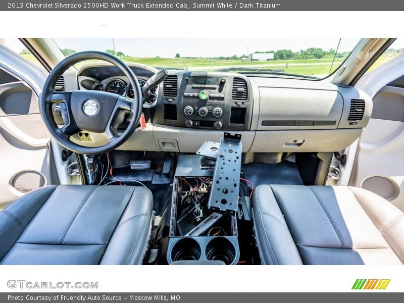 Summit White / Dark Titanium 2013 Chevrolet Silverado 2500HD Work Truck Extended Cab