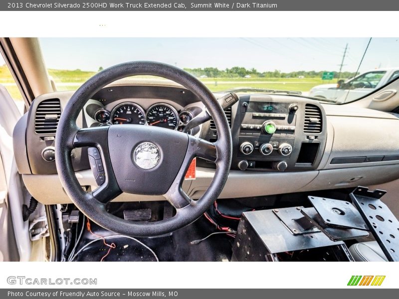 Summit White / Dark Titanium 2013 Chevrolet Silverado 2500HD Work Truck Extended Cab