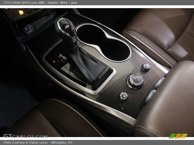 Majestic White / Java 2020 Infiniti QX60 Luxe AWD