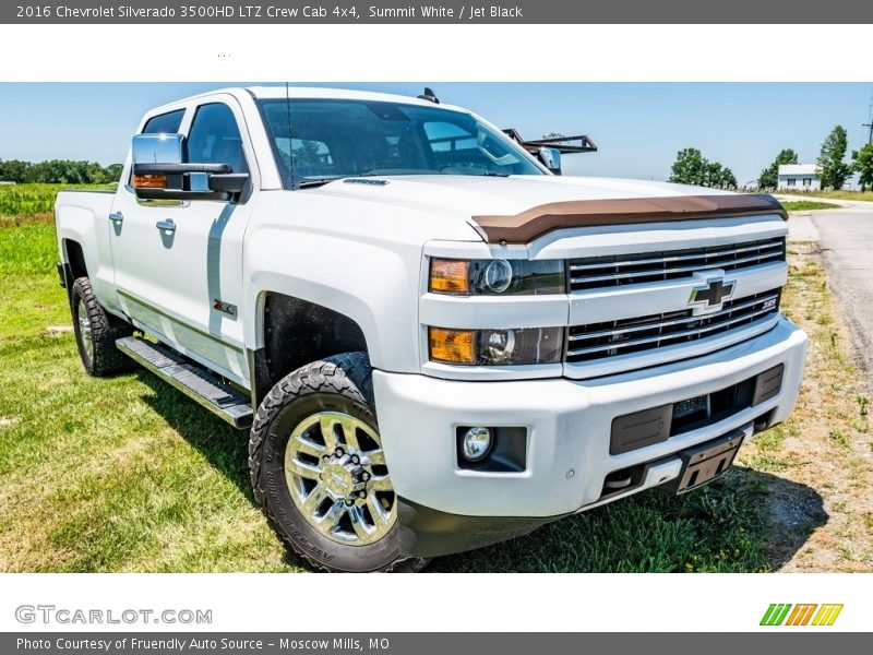 Summit White / Jet Black 2016 Chevrolet Silverado 3500HD LTZ Crew Cab 4x4