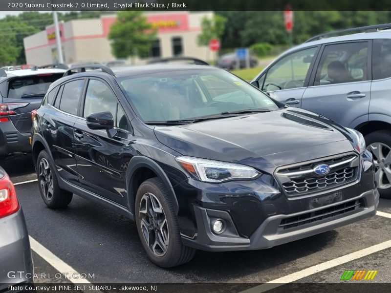 Crystal Black Silica / Black 2020 Subaru Crosstrek 2.0 Limited