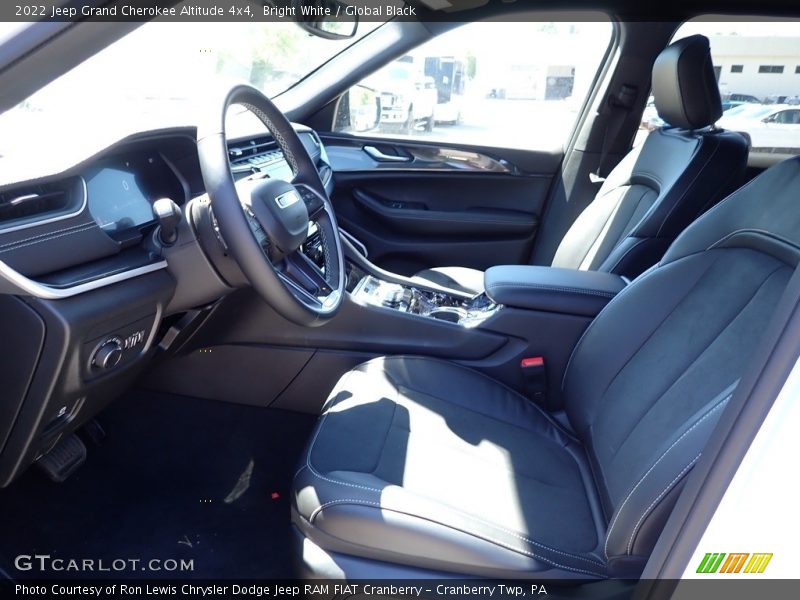 Bright White / Global Black 2022 Jeep Grand Cherokee Altitude 4x4