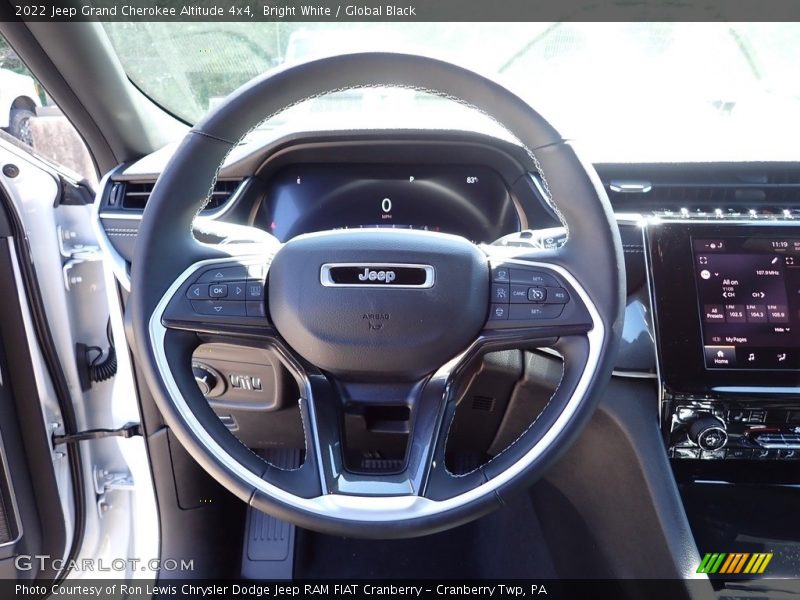 Bright White / Global Black 2022 Jeep Grand Cherokee Altitude 4x4