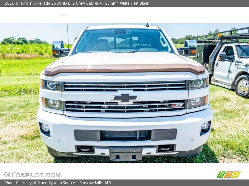 Summit White / Jet Black 2016 Chevrolet Silverado 3500HD LTZ Crew Cab 4x4