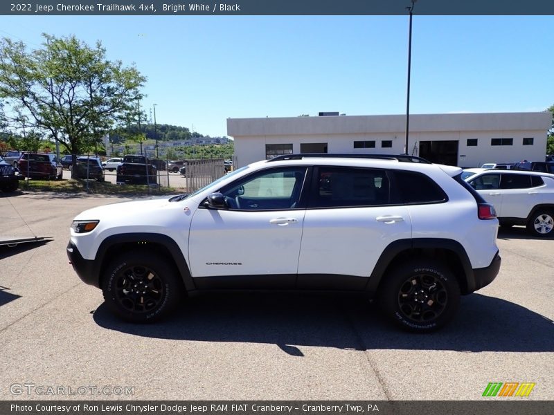 Bright White / Black 2022 Jeep Cherokee Trailhawk 4x4