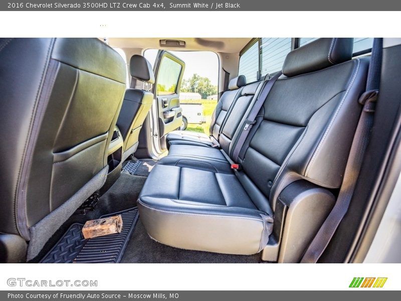 Rear Seat of 2016 Silverado 3500HD LTZ Crew Cab 4x4