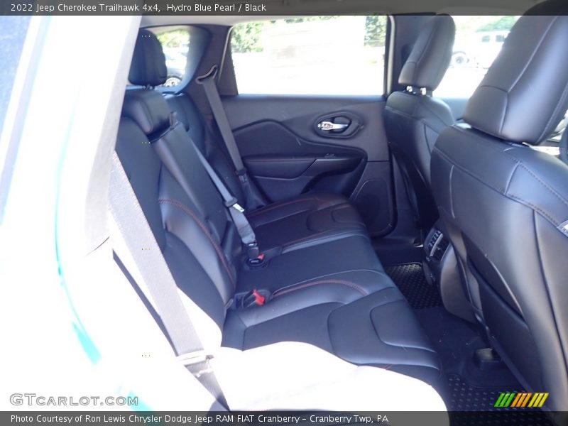 Hydro Blue Pearl / Black 2022 Jeep Cherokee Trailhawk 4x4