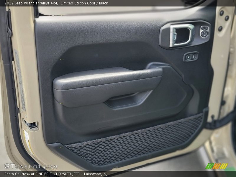 Door Panel of 2022 Wrangler Willys 4x4
