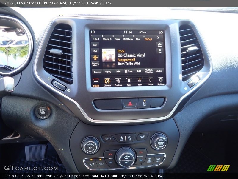 Hydro Blue Pearl / Black 2022 Jeep Cherokee Trailhawk 4x4