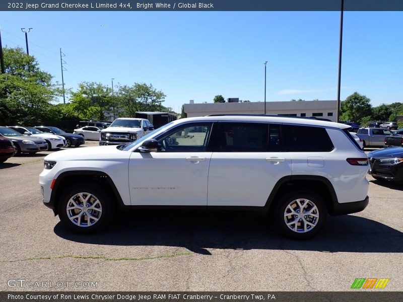 Bright White / Global Black 2022 Jeep Grand Cherokee L Limited 4x4