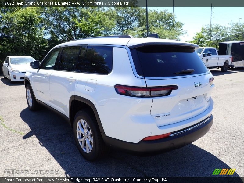 Bright White / Global Black 2022 Jeep Grand Cherokee L Limited 4x4