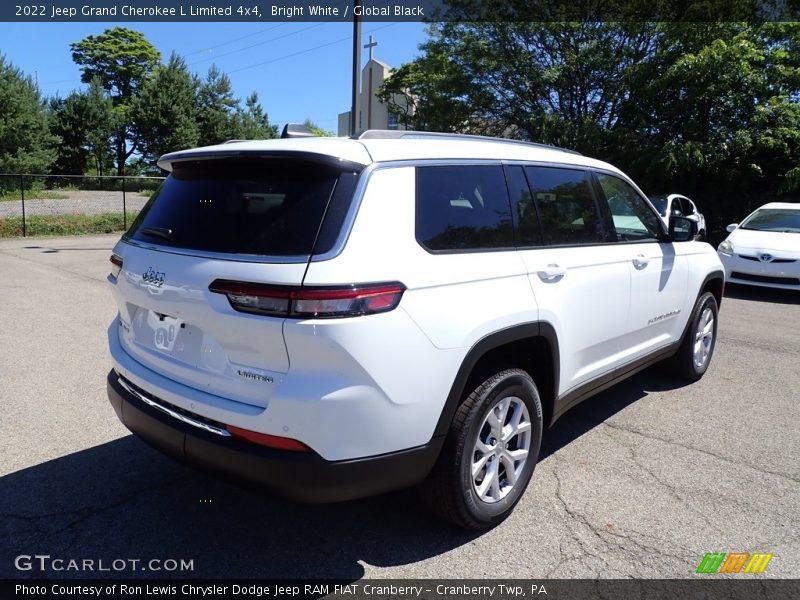 Bright White / Global Black 2022 Jeep Grand Cherokee L Limited 4x4