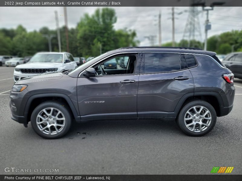 Granite Crystal Metallic / Black 2022 Jeep Compass Latitude 4x4