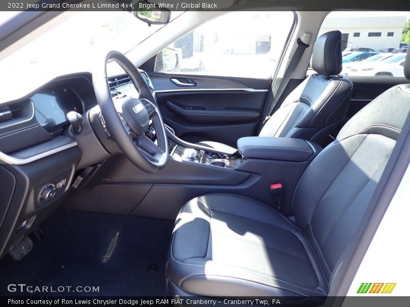 Bright White / Global Black 2022 Jeep Grand Cherokee L Limited 4x4