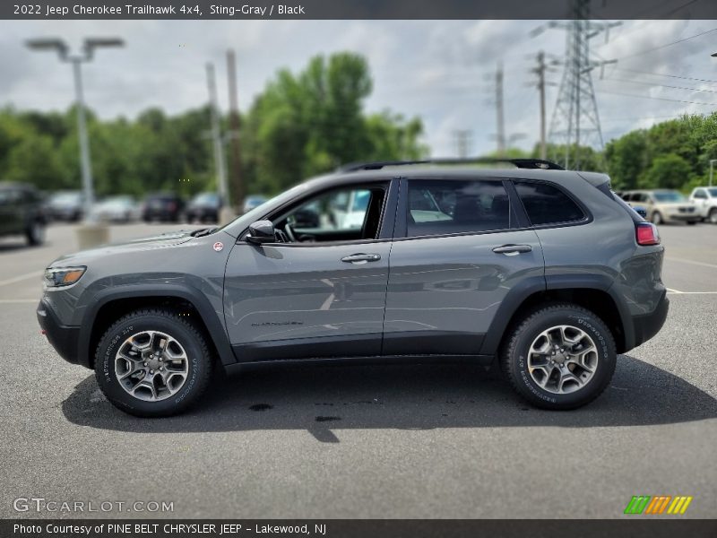 Sting-Gray / Black 2022 Jeep Cherokee Trailhawk 4x4