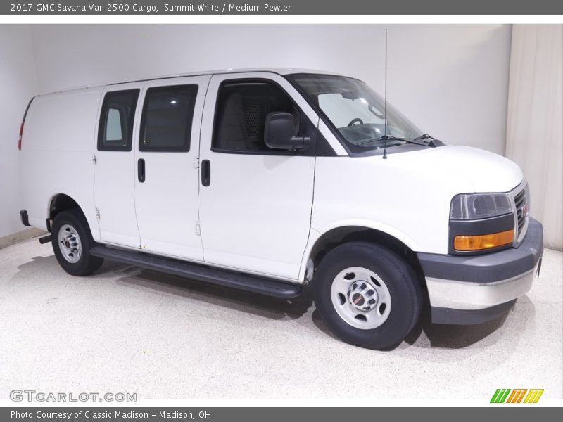 Summit White / Medium Pewter 2017 GMC Savana Van 2500 Cargo