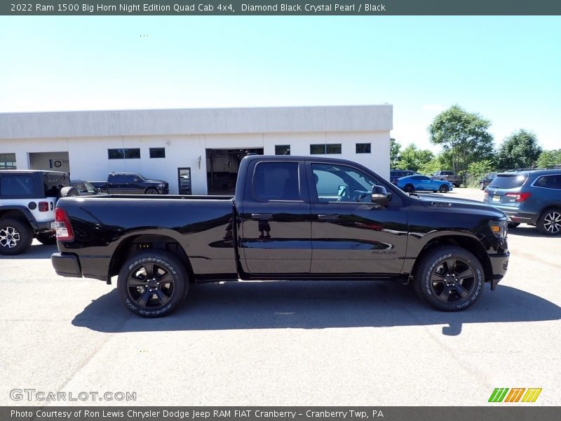 Diamond Black Crystal Pearl / Black 2022 Ram 1500 Big Horn Night Edition Quad Cab 4x4