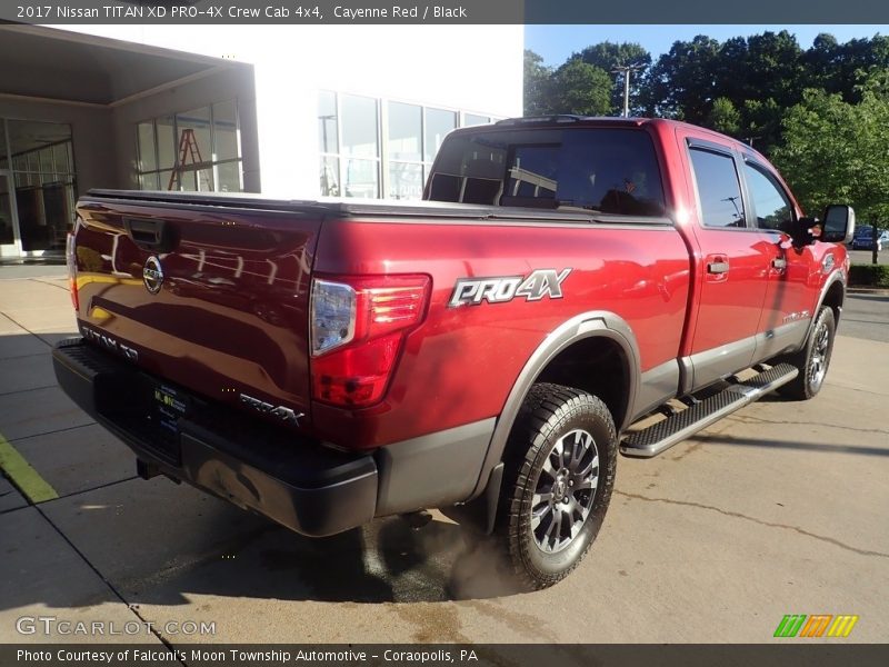 Cayenne Red / Black 2017 Nissan TITAN XD PRO-4X Crew Cab 4x4