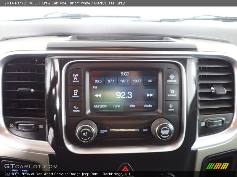 Bright White / Black/Diesel Gray 2014 Ram 2500 SLT Crew Cab 4x4