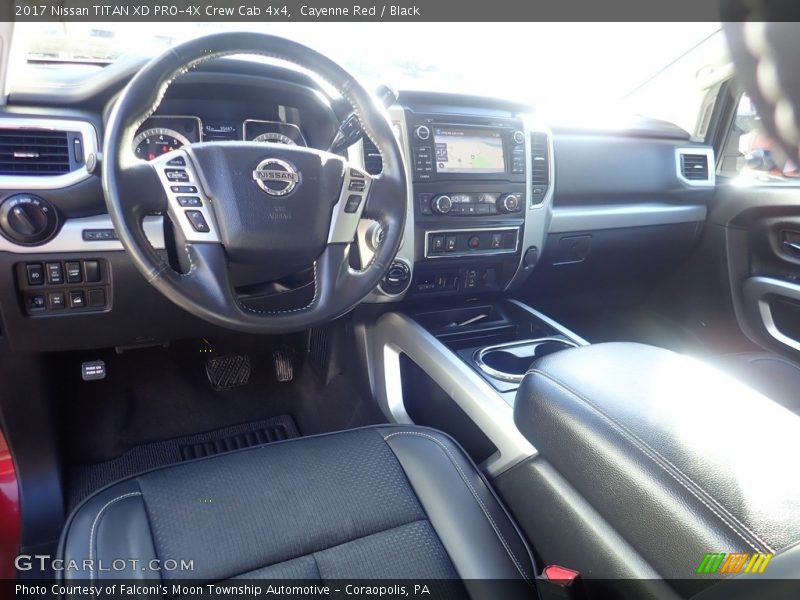 Cayenne Red / Black 2017 Nissan TITAN XD PRO-4X Crew Cab 4x4