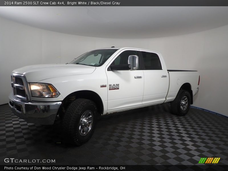 Bright White / Black/Diesel Gray 2014 Ram 2500 SLT Crew Cab 4x4