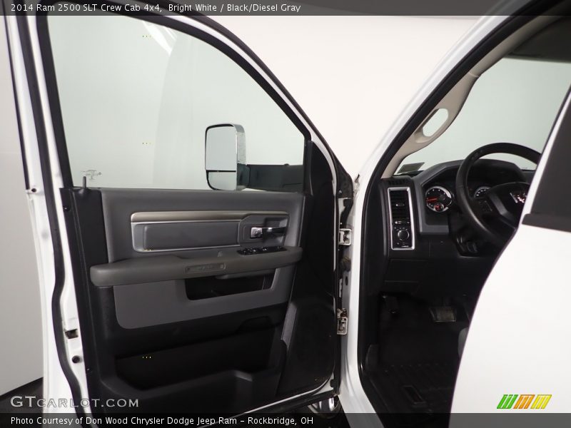 Bright White / Black/Diesel Gray 2014 Ram 2500 SLT Crew Cab 4x4