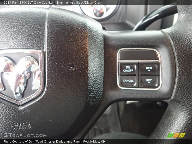 Bright White / Black/Diesel Gray 2014 Ram 2500 SLT Crew Cab 4x4